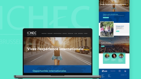 Création du site Internet Ichec