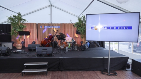 Inauguration bâtiment Carlier Bois