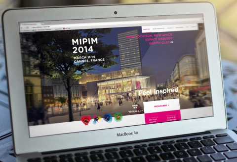 Site web pour le salon "MIPIM"